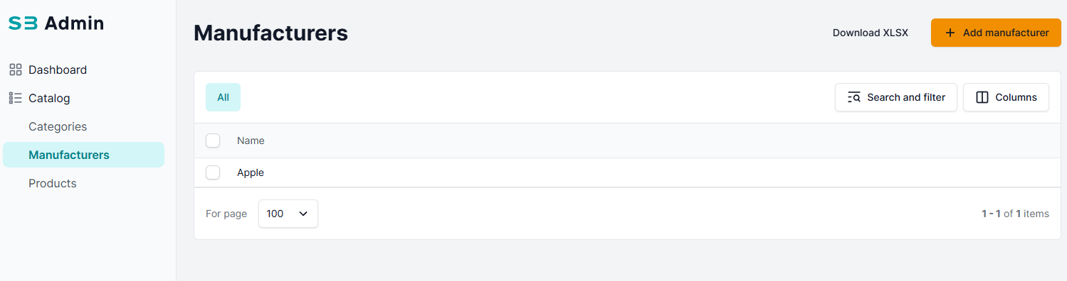 Category sbadmin